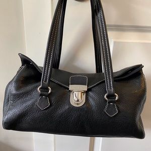 Prada leather shoulder bag